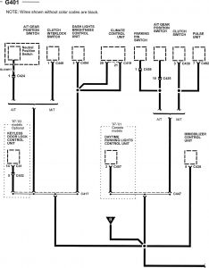 Acura NSX - wiring diagram - ground distribution (part 9)