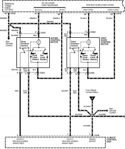 Acura NSX - wiring diagram - HVAC controls (part 5)