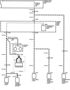 Acura NSX - wiring diagram - power distribution (part 14)