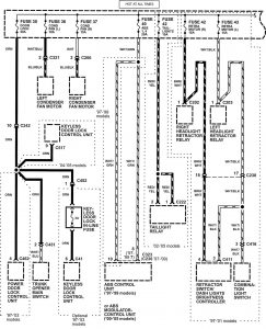 Acura NSX - wiring diagram - power distribution (part 15)