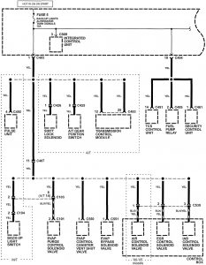 Acura NSX - wiring diagram - power distribution (part 7)