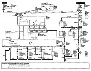 Mercedes-Benz 190E - wiring diagram - HVAC controls