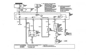 Mercedes Benz 190E -  wiring diagram - HVAC controls (part 2)