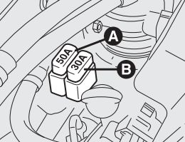 Alfa Romeo 156FL - wiring diagram - fuse box engine - bay relay diesel