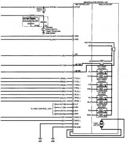 Acura MDX -wiring diagram - brake controls (part 2)
