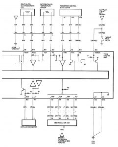Acura MDX - wiring diagram - differential (part 2)