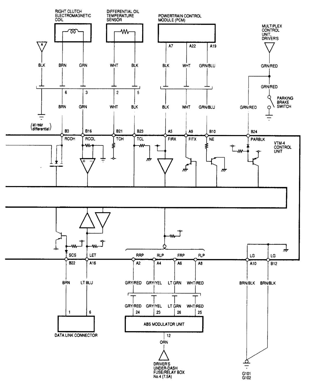 Acura Mdx  2001  - Wiring Diagrams