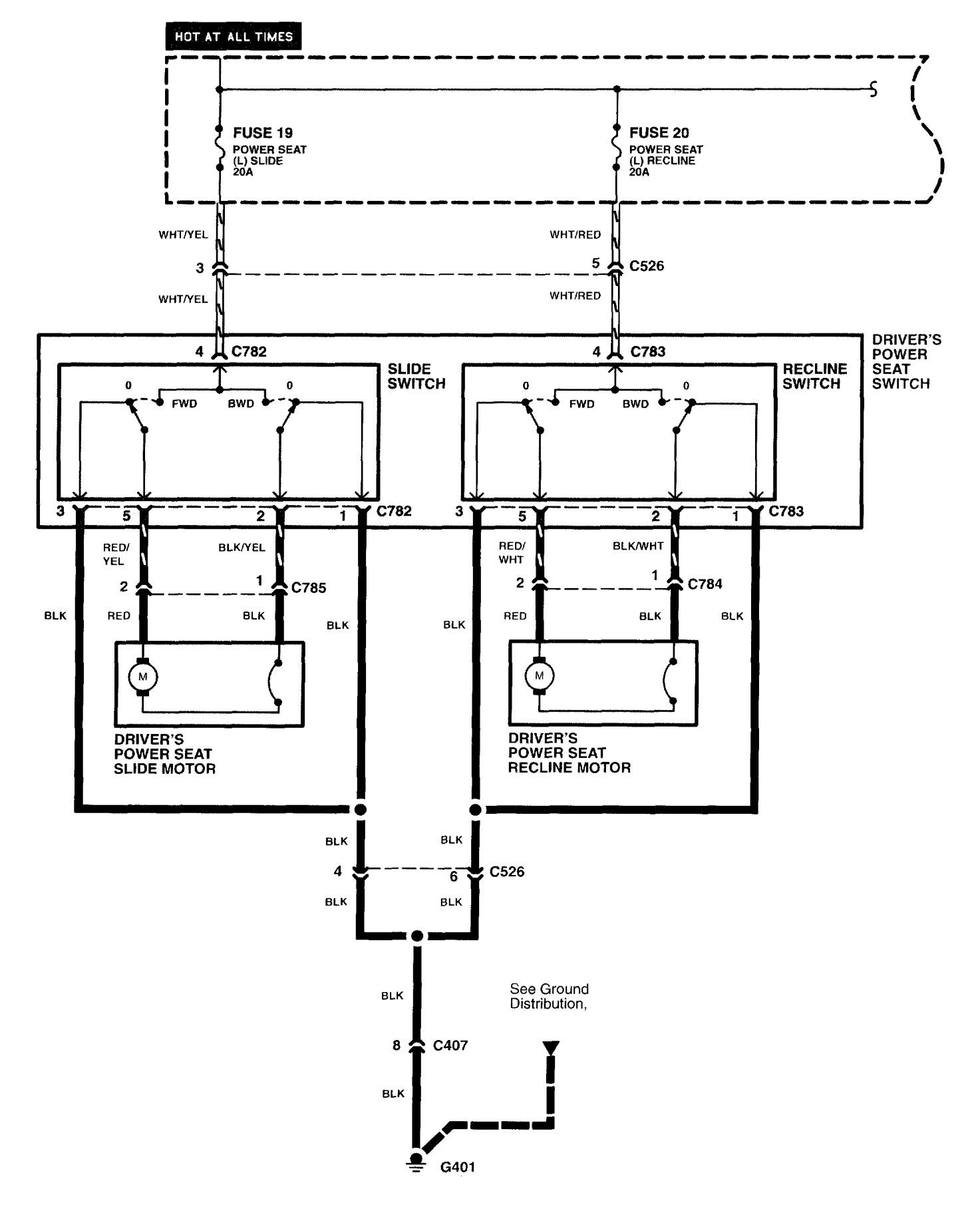 Wiring Diagram PDF: 2003 Acura Cl Seat Wiring Diagram Schematic