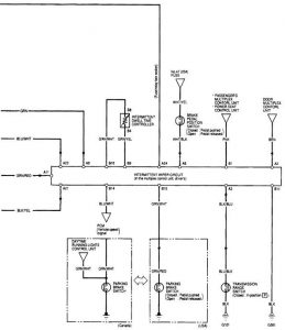 Acura MDX - wiring diagram - wiper/washer (part 2)