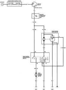 Acura MDX - wiring diagram - wiper/washer