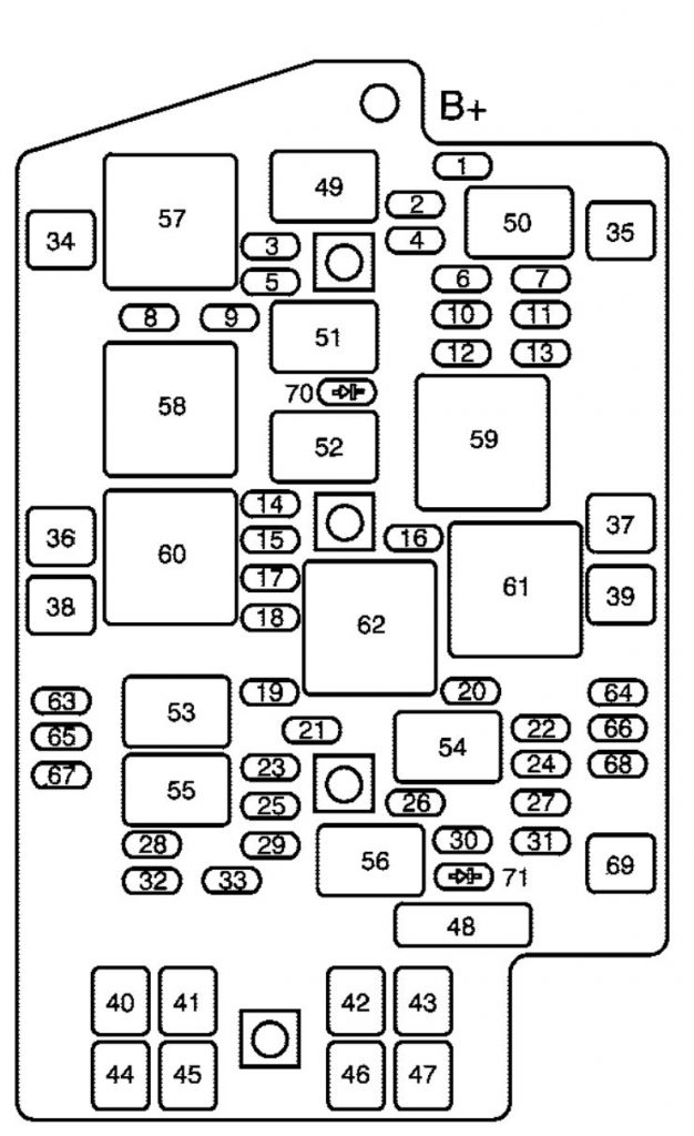 Buick Rendezvous (2006 – 2007) – fuse box diagram - Carknowledge.info