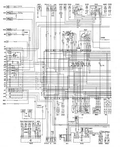 Mercedes Benz 190E -  wiring diagram - audible warning system (part 1)
