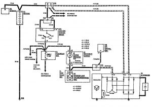 Mercedes-Benz 300CE - wiring diagram - charging system