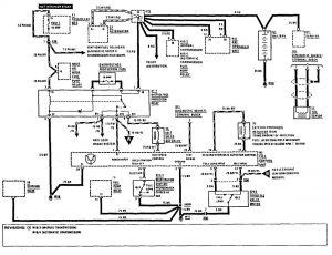 Mercedes-Benz 300CE - wiring diagram - fuel controls (part 2)