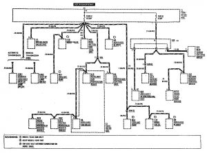 Mercedes-Benz 300CE - wiring diagram - fuse box diagram (part 4)