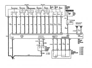 Mercedes-Benz 300CE -  wiring diagram - power seats (part 3)