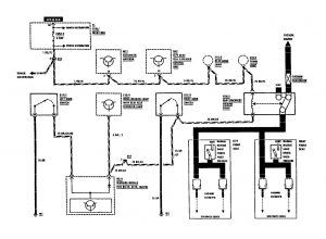 Mercedes-Benz 300CE -  wiring diagram - power seats