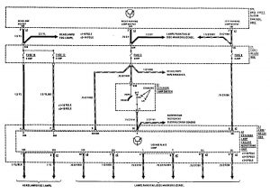 Mercedes-Benz 300CE -  wiring diagram - security/anti-theft (part 2)