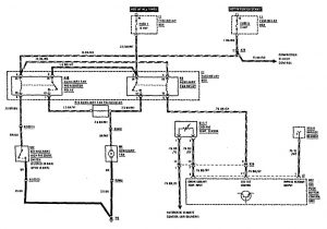 Mercedes-Benz 300SE - wiring diagram - cooling fans