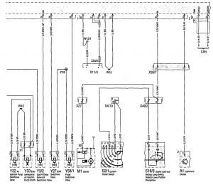 Mercedes-Benz 300SE - wiring diagram - fuel controls (part 2)