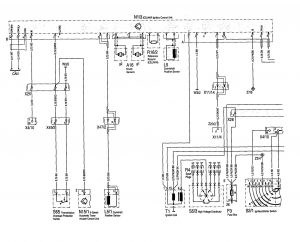 Mercedes-Benz 300SE - wiring diagram - fuel controls (part 4)