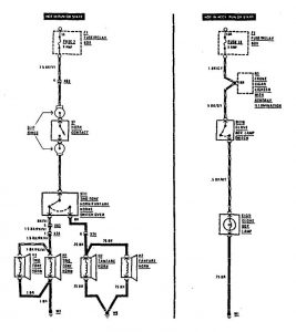 Mercedes-Benz 300SE - wiring diagram - glove compartment lamp