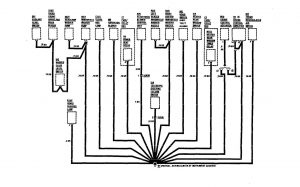 Mercedes-Benz 300SE - wiring diagram - ground distribution (part 2)