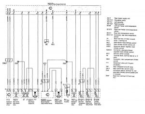 Mercedes-Benz 300SE - wiring diagram - HVAC controls