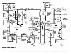 Mercedes-Benz 300SE - wiring diagram - instrument panel lamps (part 1)