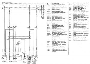 Mercedes-Benz 300SE - wiring diagram - speed controls (part 2)