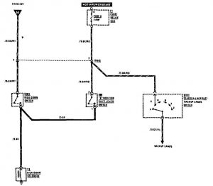 Mercedes-Benz 300SE - wiring diagram - transmission controls