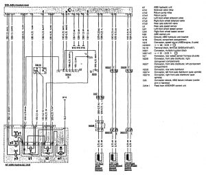 Mercedes-Benz 300SL - wiring diagram - ABS (part 1)