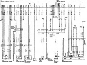 Mercedes-Benz 300SL - wiring diagram - ABS (part 1)