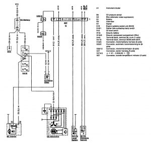 Mercedes-Benz 300SL - wiring diagram - battery