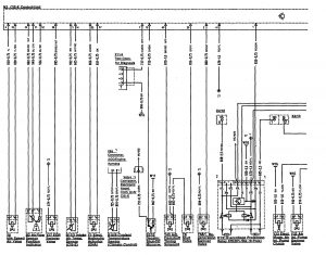 Mercedes-Benz 300SL - wiring diagram - fuel controls (part 1)