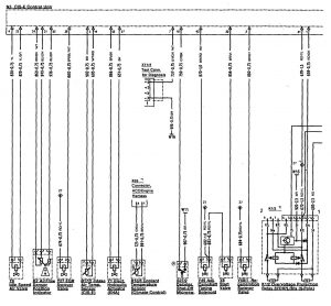 Mercedes-Benz 300SL - wiring diagram - fuel controls (part 1)