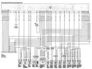 Mercedes-Benz 300SL - wiring diagram - HVAC controls (part 1)
