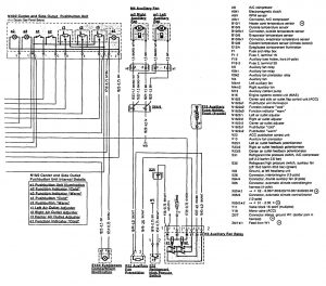 Mercedes-Benz 300SL - wiring diagram - HVAC controls (part 2)