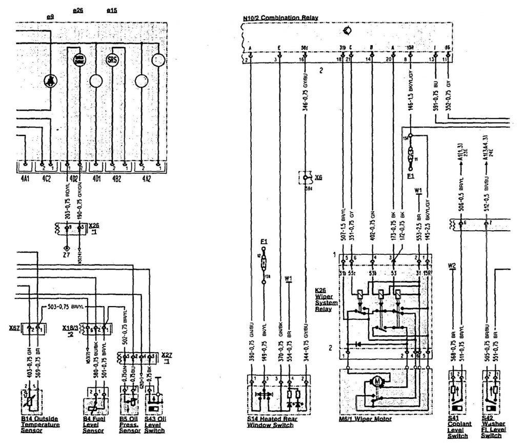 1991 Mercedes 500Sl Fuse Box Diagram : Mercedes Benz SL R 129 OEM Fuse
