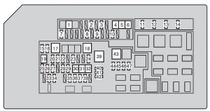 Toyota 4Runner - wiring diagram - fuse box diagram - engine compartment