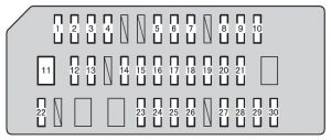 Toyota 4Runner - wiring diagram - fuse box diagram - instrument panel