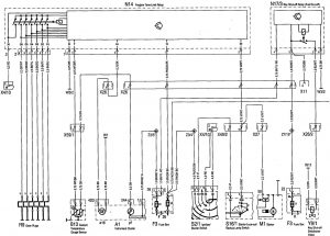Mercedes-Benz 300SD - wiring diagram - fuel controls (part 1)