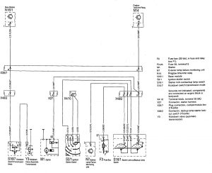 Mercedes-Benz 300SD - wiring diagram - transmission controls