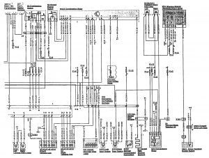 Mercedes-Benz 300SL - wiring diagram - interior lighting (part 2)