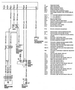 Mercedes-Benz 300SL - wiring diagram - suspension controls (part 2)
