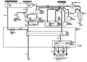 Mercedes-Benz 300TE - wiring diagram - power seat (part 1)