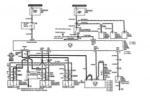 Mercedes-Benz 300TE - wiring diagram - security/anti-theft (part 4)