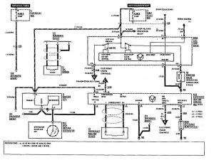 Mercedes-Benz 420SEL - wiring diagram - diagnostic socket (part 1)