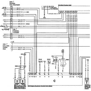 Mercedes-Benz 500SL - wiring diagram - fuel controls (part 1)
