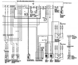 Mercedes-Benz 500SL - wiring diagram - fuel controls (part 3)